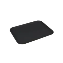 Bandeja rectangular antideslizante de fibra de vidrio