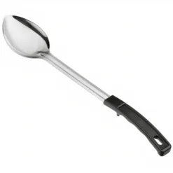 Cuchara de acero inoxidable con mango plástico