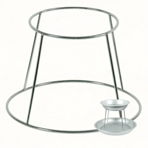 Soporte para bandeja mariscos de acero inoxidable