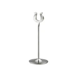 Soporte para número banquete de acero inoxidable