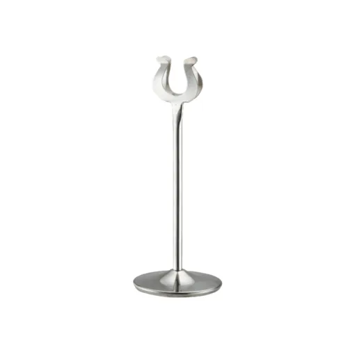 Soporte para número banquete de acero inoxidable