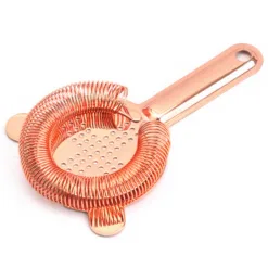Colador gusanillo cobre de acero inoxidable 18/10