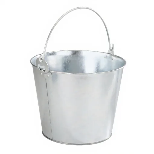 Cubo de acero galvanizado