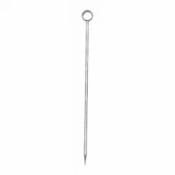 Palillo coctelero anilla 30 cm de acero inoxidable