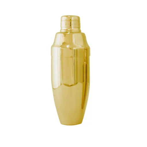 Coctelera oro de acero inoxidable 18/10