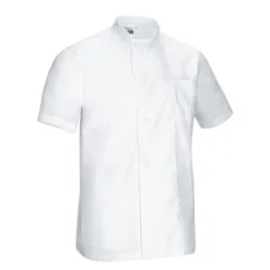 Chaqueta cocinero manga corta - Colores blanco y negro
