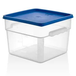 Contenedor PP cuadrado 11,4 Lt con tapa