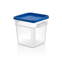 Contenedor PP cuadrado 3,8 Lt con tapa