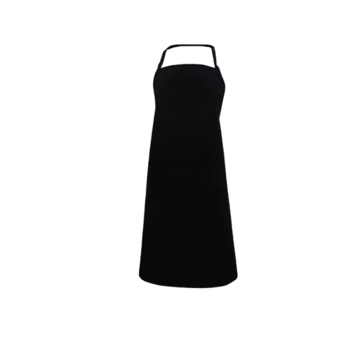Delantal peto con bolsillo - Colores negro y burdeos