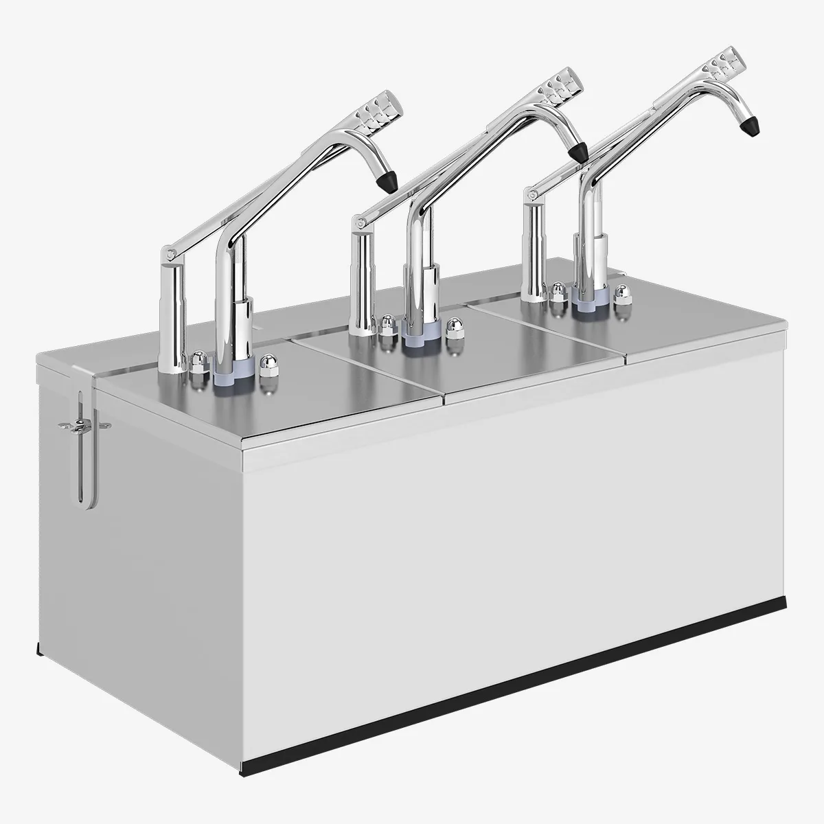 Dosificador de palanca de acero inoxidable 18/10 - 3 unidades