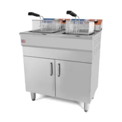 Alternative view of Freidora eléctrica doble con mueble