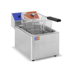 Freidora eléctrica individual sin grifo de vacío