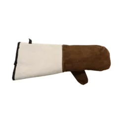 Alternative view of Par de manoplas de horno de cuero