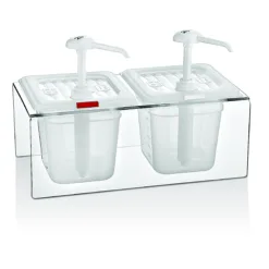 Dispensador de salsas de 2 unidades