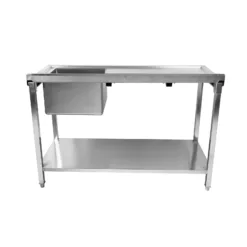 Alternative view of Fregadero con escurridor a la izquierda de acero inoxidable