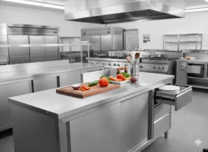 Armarios de trabajo de acero inoxidable