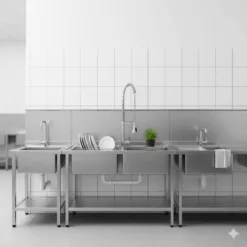 Fregaderos de acero inoxidable