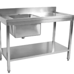 Alternative view of Fregadero con escurridor a la izquierda de acero inoxidable