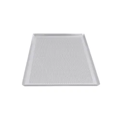 Alternative view of Bandeja perforada pastelería de aluminio borde recto