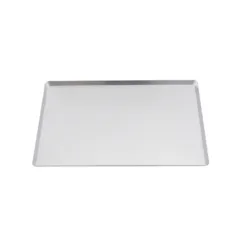 Bandeja pastelería de aluminio borde redondo