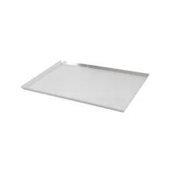 Bandeja pastelería de aluminio borde recto