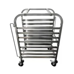 Carro pastelería 600 x 400 mm de 8 niveles. Acero inoxidable