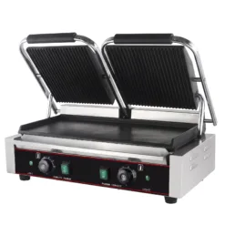 Plancha grill doble eléctrica